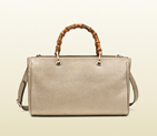 Bamboo shopper leather tote 323660 AH90I 9504