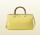 Bamboo shopper leather tote 323660 A7M0G 7209