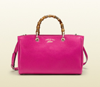 Bamboo shopper leather tote 323660 A7M0I 5523