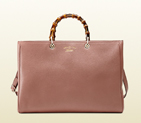 Bamboo shopper leather tote 323658 A7M0C 6813