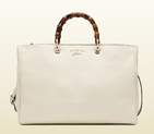 Bamboo shopper leather tote 323658 A7M0G 9022