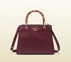 Bamboo shopper leather tote 336032 A7M0G 6149