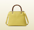 Bamboo shopper leather tote 336032 A7M0G 7209