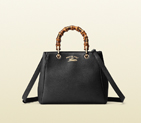 Bamboo shopper mini leather top handle bag 368823 A7M0G 1000