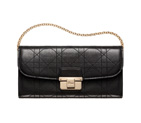 Black leather Diorling Rendez-vous wallet S0060OVBP M900