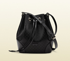 Bright diamante leather bucket bag 354228 AIZ1G 1000