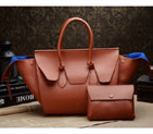 Celine Tie Nano Top Handle Bag Original Leather C3052 Wheat C3052