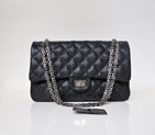 Chanel A30226 Classic Flap Bag Caviar leather in Black