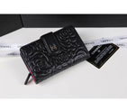 Chanel Camellias Bi-Fold Wallet Original Leather A50087 Black