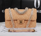 Chanel Classic Flap Bags Calfskin Leather A67029 Apricot