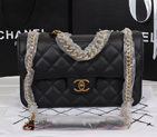Chanel Classic Flap Bags Calfskin Leather A67029 Black