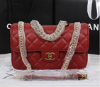 Chanel Classic Flap Bags Calfskin Leather A67029 Burgundy