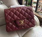 Chanel Classic MINI Flap Bag White Original Caviar Leather 1115 with Gold 1115
