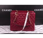 Chanel Coco Cocoon Original Sheepskin Leather Shoulder Bag A36092 Claret with Gold