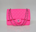 Chanel Jumbo Quilted Classic Caviar leather Flap Bag A58600 Peach Silver A58600