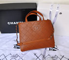 Chanel Original Caviar Leather Tote Bag A1236 Earth yellow A1236