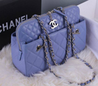 Chanel Original Leather Shoulder Bag A49274 Purple