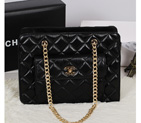 Chanel Original Sheepskin Leather Shoulder Bag A5224 Black A5224