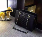 Chanel Sheepskin Leather Shoulder Bag A20203 Black A20203