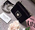 DIORAMA CLUB BAG IN CALFSKIN AND HORSE HAIR