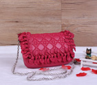 Dior Sheepskin Leather bag D6013 Rose D6013