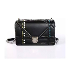Diorama flap bag in Black Original Leather D0422