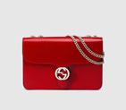 Exclusive gucci interlocking leather shoulder bag 387606 DKE0E 6433