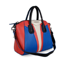 Givenchy Small Antigona Bag Smooth Leather 6362 Blue&Red&White