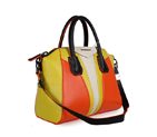 Givenchy Small Antigona Bag Smooth Leather 6362 Orange&Yellow&White