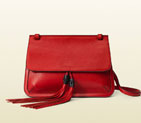 Gucci Bamboo daily leather flap shoulder bag 370826 A7M0N 6523
