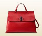 Gucci Bamboo daily leather top handle bag 370830 A7M0N 6523