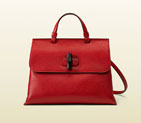 Gucci Bamboo daily leather top handle bag 392013 A7M0N 6523