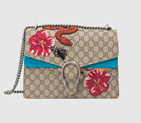 Gucci Dionysus GG Supreme embroidered bag 400235 KHNVN 8786 400235