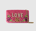 Gucci GG Marmont embroidered velvet mini bag 488426 9FRXT 5570 488426