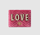 Gucci GG Marmont embroidered velvet wallet 466492 9FRWT 5571 466492