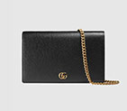 Gucci GG Marmont leather mini chain bag 497985 CAO0G 1000 497985