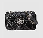 Gucci GG Marmont mini sequin shoulder bag 446744 9SYWP 1000