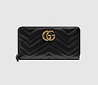 Gucci GG Marmont zip around wallet 443123 DRW1T 1000 443123