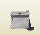 Gucci GG supreme canvas flat messenger bag 295257 KGDIN 4075