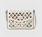 Gucci Medium cutout leather shoulder bag 550138 0ZAAX 8599 550138