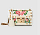 Gucci Padlock embroidered leather shoulder bag 432182 DT9RG 8507 432182