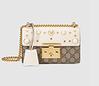 Gucci Padlock studded GG Supreme shoulder bag 432182 K8K3G 8391 432182