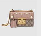 Gucci Padlock studded GG Supreme shoulder bag 432182 K8K3G 8392 432182