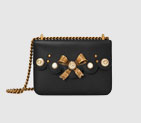 Gucci Peony leather chain shoulder bag 432281 DLXDT 1088 432281