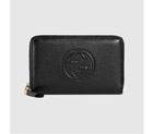 Gucci Soho leather zip around wallet 351486 A7M0G 1000 351486