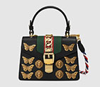 Gucci Sylvie animal studs leather mini bag 470270 D4ZAX 8015