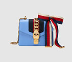 Gucci Sylvie leather mini chain bag 431666 CVLEG 4367 431666