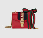 Gucci Sylvie leather mini chain bag 431666 CVLEG 8604 431666