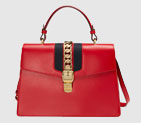 Gucci Sylvie leather top handle bag 431665 CVL1G 6473 431665