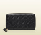 Gucci bree guccissima leather zip around wallet 323397
